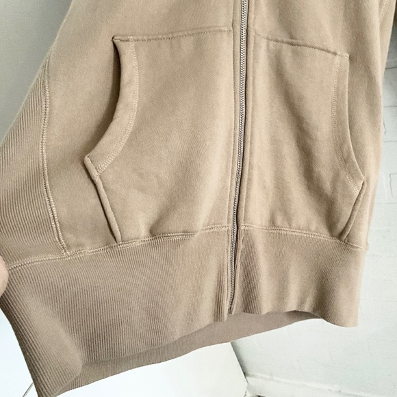 Maison Coterie Men Hoodie Full zip Pockets Embroidered 100% cotton M Oversized - Picture 14 of 15